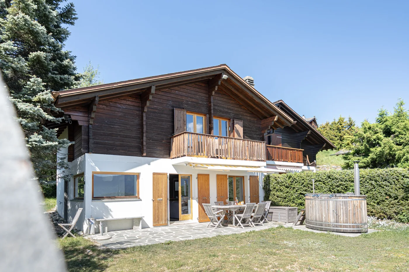 Chalet en bois traditionnel en gestion locative à Crans-Montana