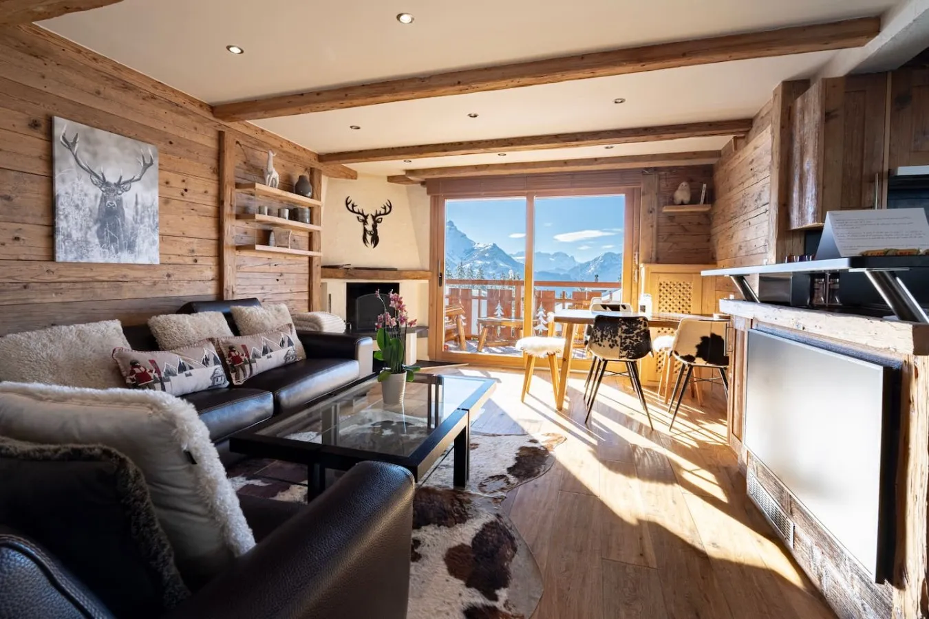 Cosy and Alpine, mountain views, Villars-sur-Ollon