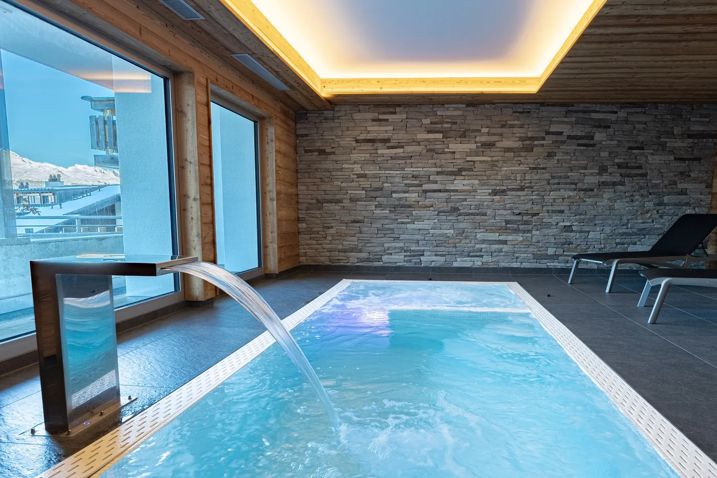 Spa privatif d'un de nos logements en gestion à Nendaz