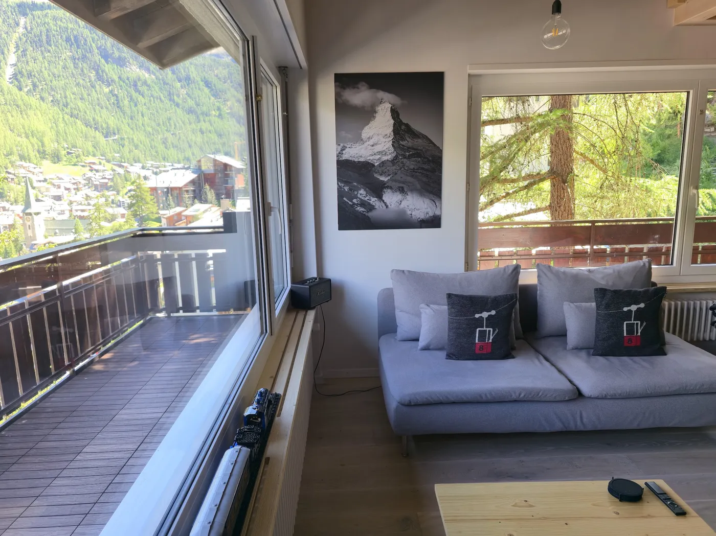 Attique de luxe en gestion locative par Séjours Alpin à Zermatt